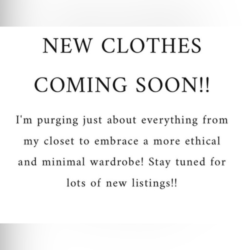 Coming Soon Announcement - New Listings